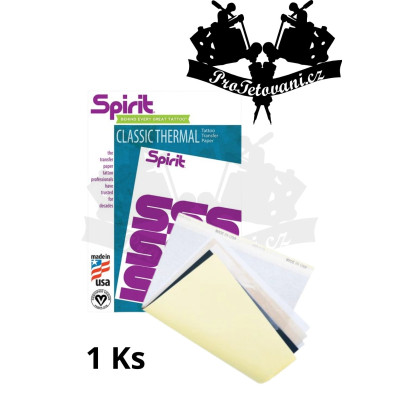 Obtiskovací papír Spirit Classic Thermal pro přenos tetovacích motivů