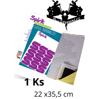 Obtiskovací papír Spirit Classic Thermal pro přenos tetovacích motivů Extra Long