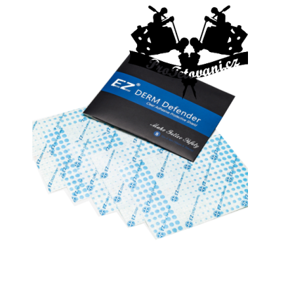Ochranná folie po tetovaní CAREFUN EZ DERM DEFENDER PREMIUM 5ks 10x15