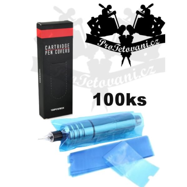 Ochranné obaly na rotační strojek PEN 100 ks Blue