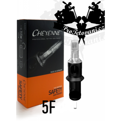 Originální tetovací cartridge Cheyenne Safety 5 Flat