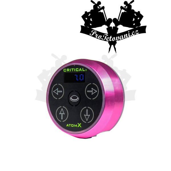 Originální tetovací zdroj CRITICAL ATOMX PINK