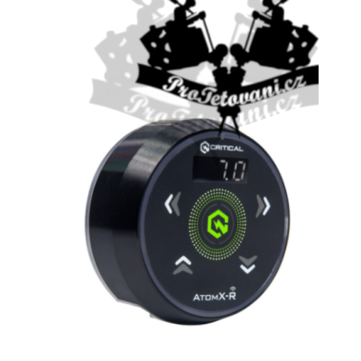 Originální tetovací zdroj CRITICAL ATOMX-R BLACK