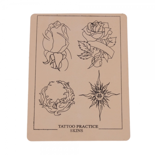 Trénovací tetovací kůže vzor růže