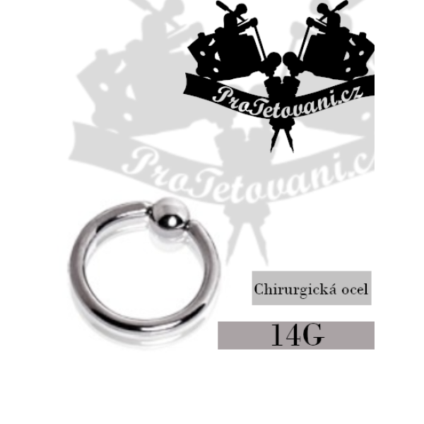 Piercing Kroužek s kuličkou