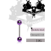 Piercing činka Metalic Purple