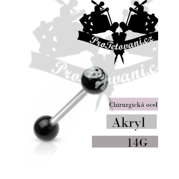 Piercing činka Lebka