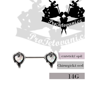 Piercing do bradavky Snake