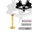 Piercing do rtu Labret Press Fit Gold Gem