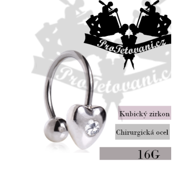 Piercing podkova Horseshoe