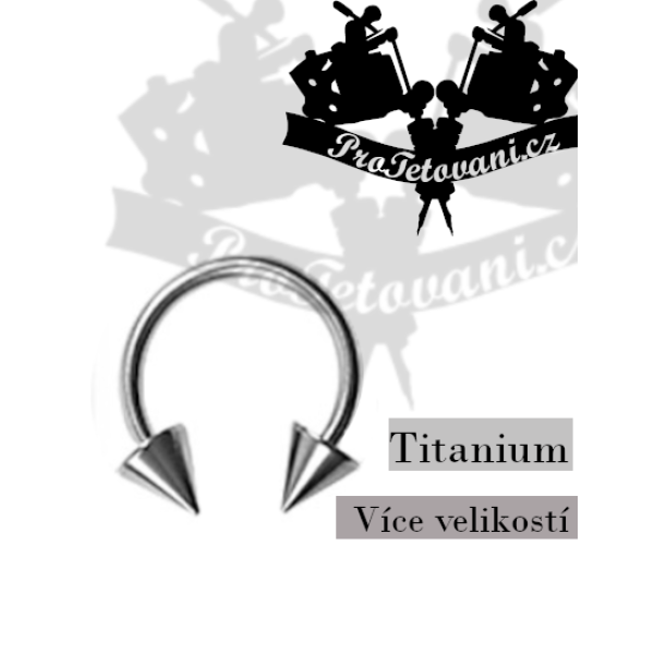 Piercing podkova Titanium Horseshoe 