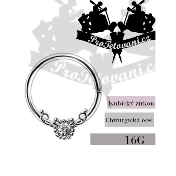 Piercing Septum kroužek Wavelet