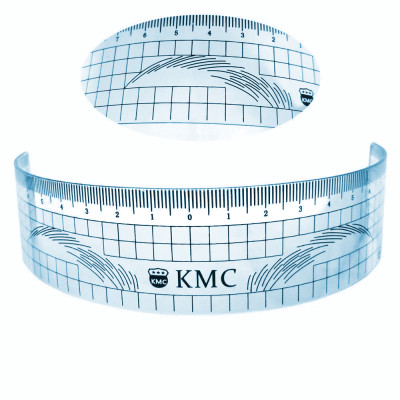 Pravítko měrka k označení symetrického tvaru obočí