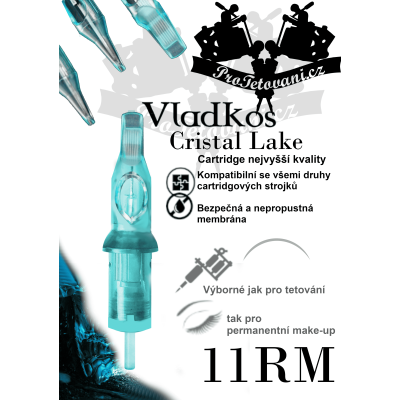 Prémiová tetovací cartridge VLADKOS CRISTAL LAKE 11RM