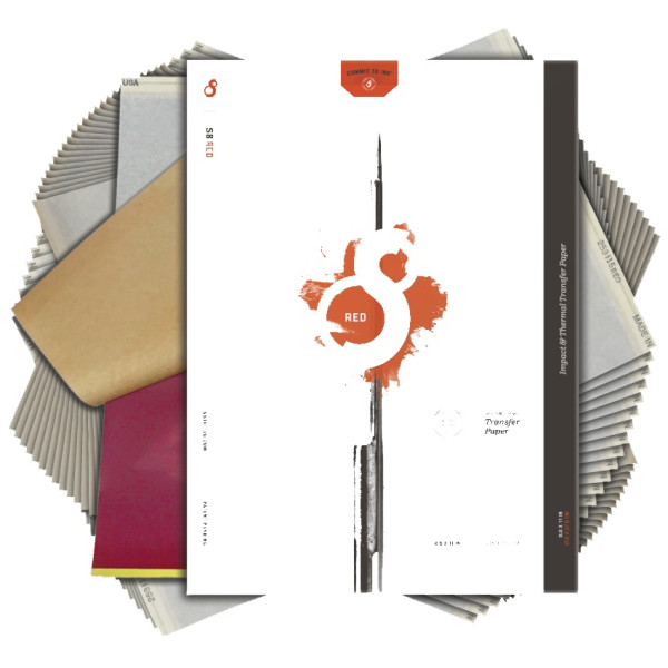 Obtiskovací papír S8 RED pro tetovací motivy 1ks