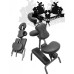 Přenosné tetovací a masážní křeslo EASY BODY BLACK