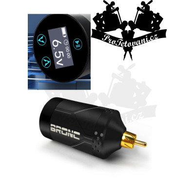 Přenosný napájecí adaptér pro tetovací strojky HUMMINGBIRD BRONC Black