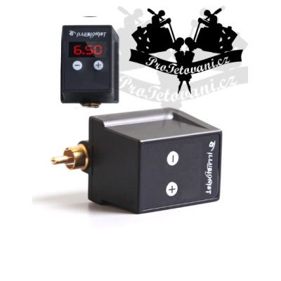 Přenosný napájecí adaptér pro tetovací strojky Ilusionist