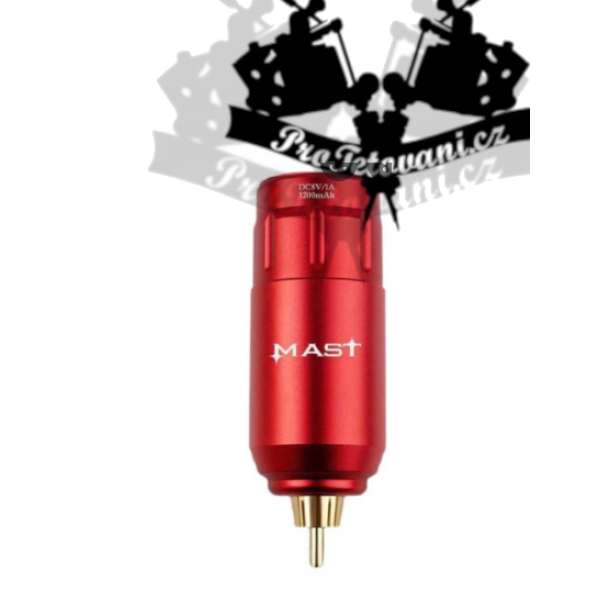 Přenosný napájecí adaptér pro tetovací strojky MAST RED