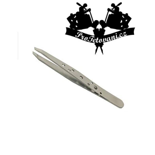 Profesionální kosmetická pinzeta s otvory