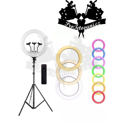 Profesionální lampa Soft ring light RGB LED
