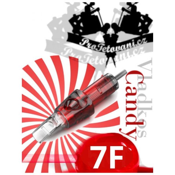 Profesionální tetovací cartridge Vladkos Candy 7 Flat