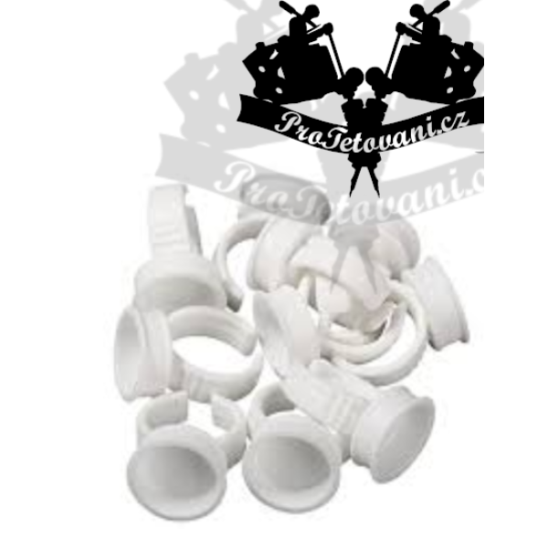 Prstýnky kalíšky na barvu 10ks pro permanentní make up