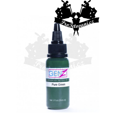 Intenze GEN-Z Pure Green 30ml tetovací barva