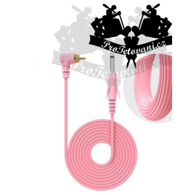 RCA CORD engled Soft Pink pro tetovací strojky 