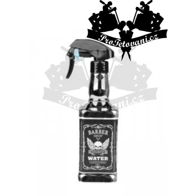 Rozprašovač na vodu Barber shop Black 500 ml