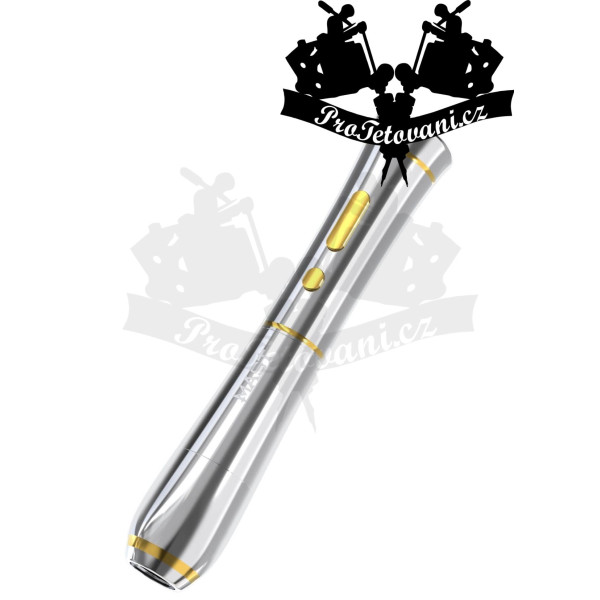 Rotační bezdrátový dobíjecí strojek pro permanentní make-up Mast P40 SILVER