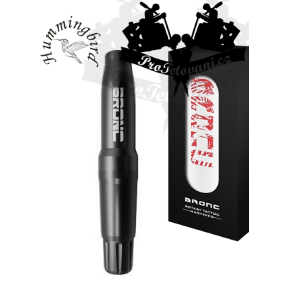 Rotační strojek pro permanentní make-up i tetování Hummingbird BRONC V4 BLACK