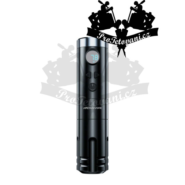 Bezdrátový rotační tetovací strojek ARENA HAWK Black