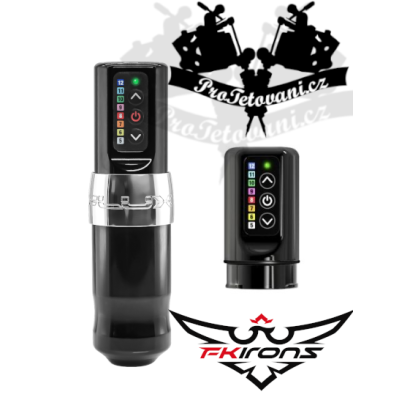 Bezdrátový rotační tetovací strojek FK IRONS SPEKTRA FLUX SE DVĚMA BATERIEMI