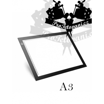 LED světelná deska pro obkreslování motivů A3