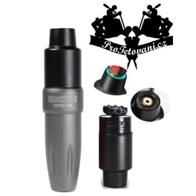 Rotační tetovací strojek ROCKET PEN II GREY