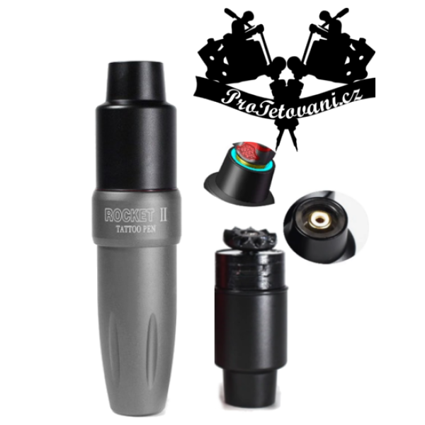 Rotační tetovací strojek ROCKET PEN II GREY