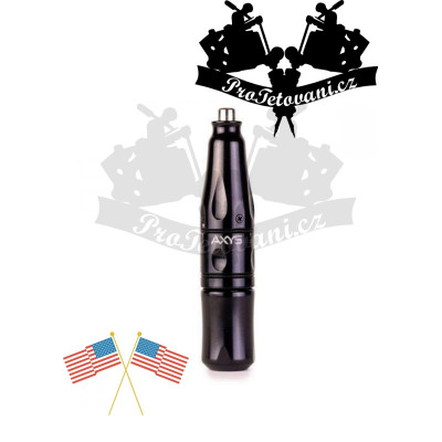 Rotační tetovací strojek Axys Valkyr Black měnitelný zdvih i pro PM