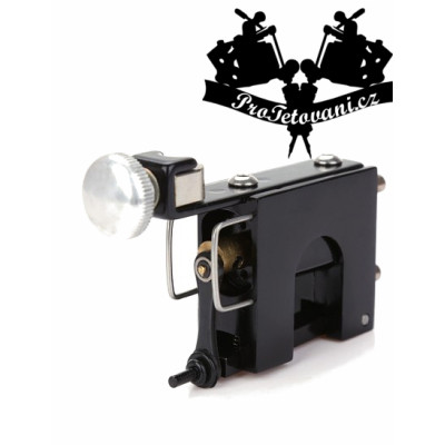 Rotační tetovací strojek Black a tetovací grip