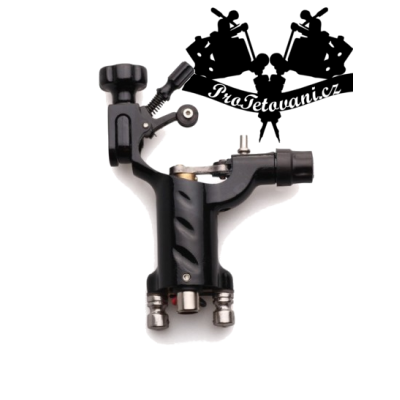 Rotační tetovací strojek Black Fly s RCA i clip cord konektorem