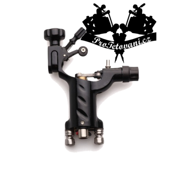 Rotační tetovací strojek Black Fly s RCA i clip cord konektorem