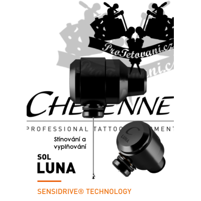 Rotační tetovací strojek CHEYENNE SOL LUNA BLACK