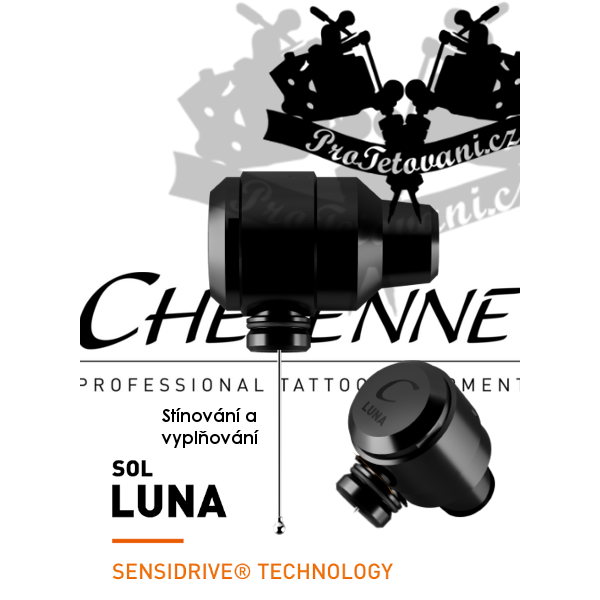 Rotační tetovací strojek CHEYENNE SOL LUNA BLACK