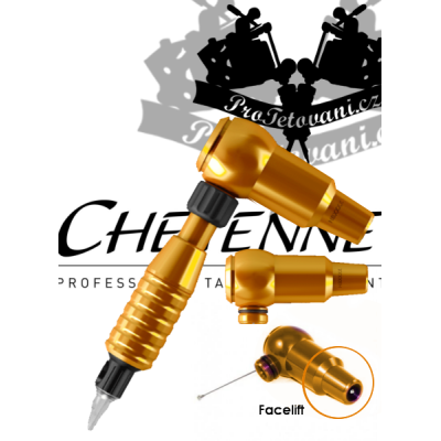 Rotační tetovací strojek CHEYENNE THUNDER ORANGE A GRIP