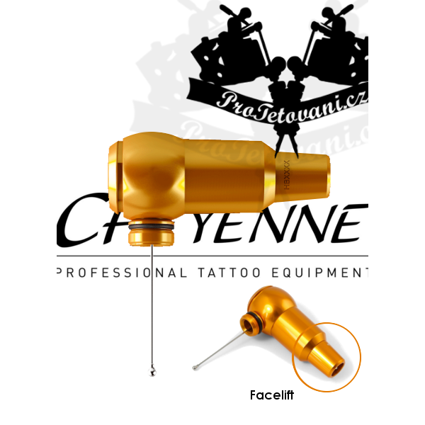 Rotační tetovací strojek CHEYENNE THUNDER ORANGE BEZ GRIPU