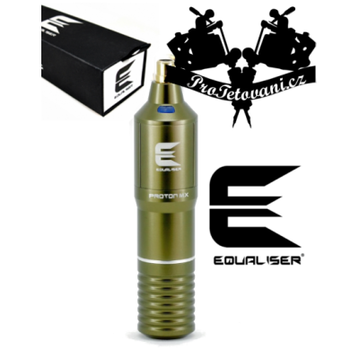 Rotační tetovací strojek EQUALISER PROTON MX ARMY GREEN