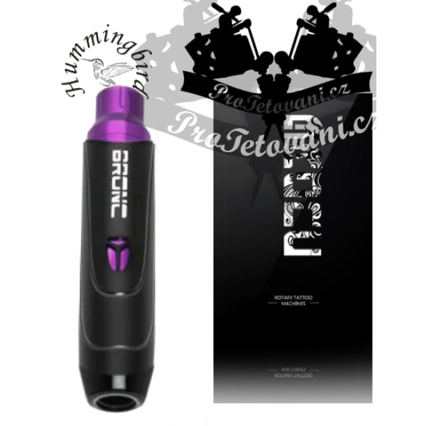 Rotační tetovací strojek Hummingbird BRONC V8 Purple