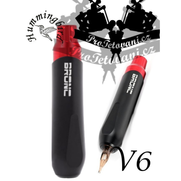 Rotační tetovací strojek HUMMINGBIRD V6 RED