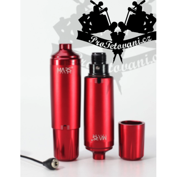 Rotační tetovací strojek MARS RED s magnetickým zapojením 