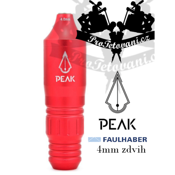 Rotační tetovací strojek PEAK KYAN RED